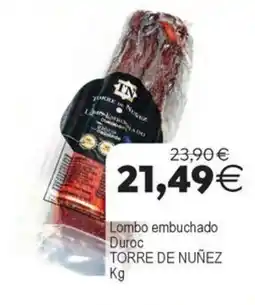 Supermercados Aquí Torre de Nuñez lombo embuchado duroc oferta