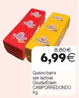 Supermercados Aquí Camporredondo queixo barra oferta