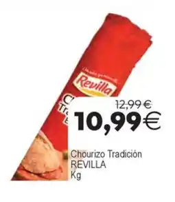 Supermercados Aquí Revilla Chourizo Tradición oferta