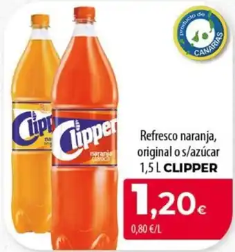 Clipper refresco naranja