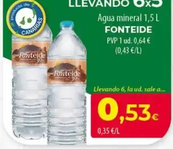 SPAR Lanzarote Fonteide agua mineral oferta