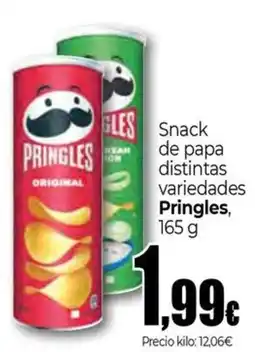 UDACO Pringles snack de papa distintas variedades oferta