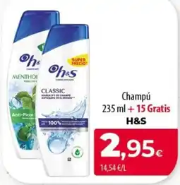SPAR Lanzarote H&S champú oferta