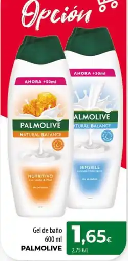 SPAR Lanzarote Palmolive gel de baño natural balance oferta