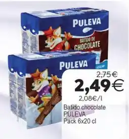 Supermercados Aquí Puleva batido chocolate oferta
