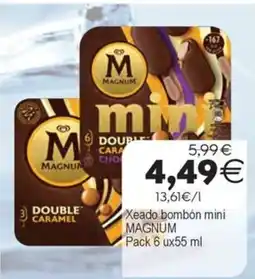 Supermercados Aquí magnum bombon mini oferta