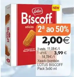Supermercados Aquí Lotus Biscoff sticks oferta