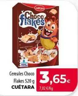 SPAR Lanzarote Cuétara Choco Flakes oferta