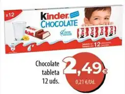 SPAR Lanzarote Kinder chocolate oferta