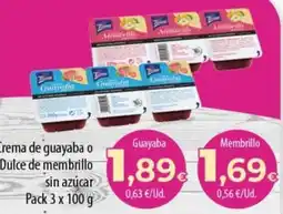 SPAR Lanzarote Zumo crema de guayaba o dulce de membrillo sin azúcar oferta