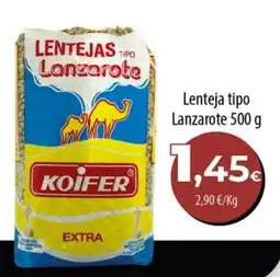 Spar La Palma Koifer lenteja tipo lanzarote oferta