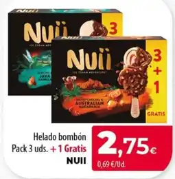 SPAR Lanzarote Nuii helado bombón oferta