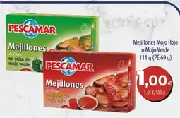 SPAR Lanzarote Pescamar mejillones de chile en salsa de mojo rojo oferta