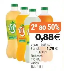 Supermercados Aquí Trina refrescos varios oferta