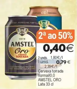 Supermercados Aquí Amstel Oro oferta