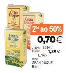 Supermercados Aquí Gran Duque Viño oferta