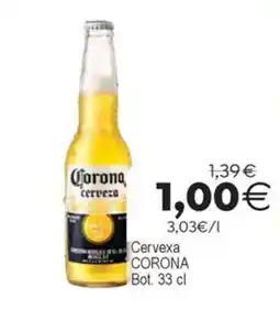 Supermercados Aquí Cervexa CORONA oferta