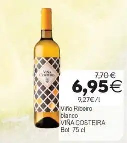 Supermercados Aquí Viña Costeira Viño Ribeiro blanco oferta