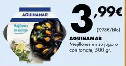 Supermercados Lupa Aguinamar mejillones en su jugo o con tomate oferta