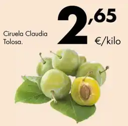 Supermercados Lupa Ciruela Claudia Tolosa oferta