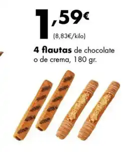 Supermercados Lupa flautas de chocolate o de crema oferta