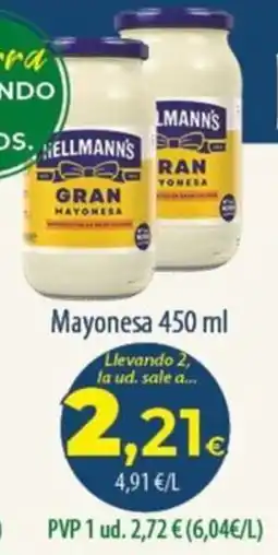 SPAR Lanzarote Hellmann's gran mayonesa oferta