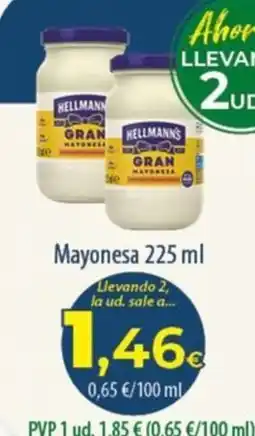 SPAR Lanzarote Hellmanns mayonesa oferta