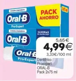 Supermercados Aquí Oral-B dentífrico proexpert oferta