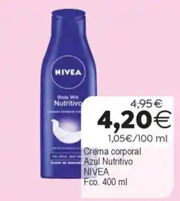 Supermercados Aquí Nivea crema corporal azul nutritivo oferta