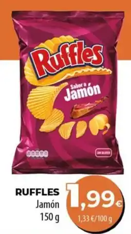 SPAR Lanzarote Ruffles Jamón oferta