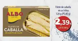 SPAR Lanzarote Albo filetes de caballa en aceite de oliva oferta