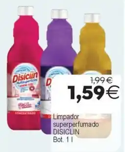 Supermercados Aquí Disiclin limpiador superperfumado oferta