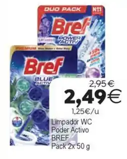 Supermercados Aquí Bref Limpador WC Poder Activo oferta
