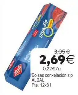 Supermercados Aquí Albal bolsas conxelación zip oferta