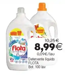 Supermercados Aquí Flota detergente liquido oferta
