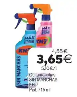Supermercados Aquí KH-7 Quitamanchas SIN MANCHAS oferta