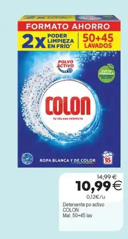 Supermercados Aquí Colon detergente po activo oferta
