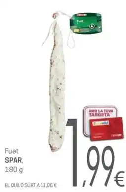 Valvi Supermercats Fuet SPAR oferta