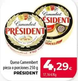 SPAR Lanzarote Camembert President oferta