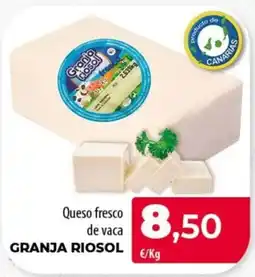 SPAR Lanzarote Granja Riosol queso fresco de vaca oferta