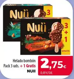 Spar La Palma Nuii helado bombón oferta
