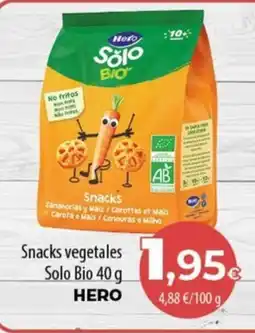 SPAR Lanzarote Hero Solo Bio snacks oferta