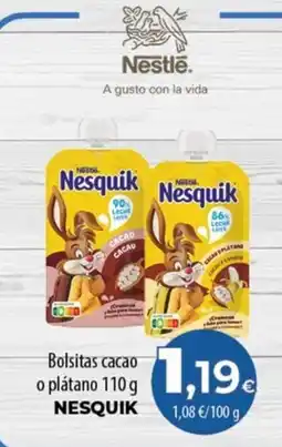 SPAR Lanzarote Nesquik bolsitas cacao o plátano oferta