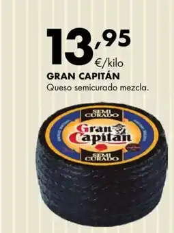 Supermercados Lupa Gran Capitán Queso semicurado mezcla oferta