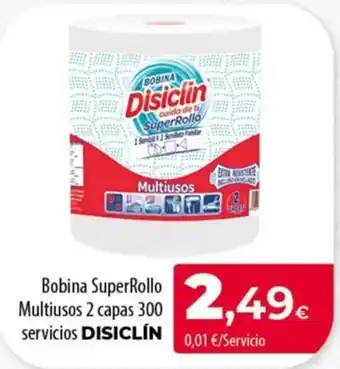 Disiclin bobina superrollo multiusos 2 capas