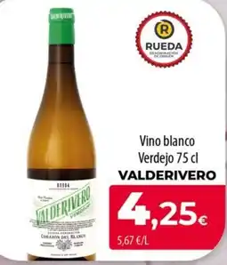 Spar La Palma Valderivero vino blanco verdejo oferta