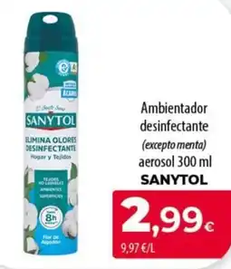SPAR Lanzarote Sanytol ambientador desinfectante oferta