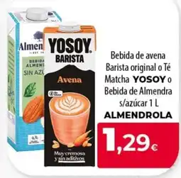 SPAR Lanzarote Yosoy barista bebida de avena oferta