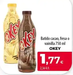 SPAR Lanzarote Okey batido cacao, fresa o vainilla oferta