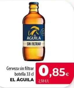 SPAR Lanzarote El Águila cerveza sin filtrar oferta